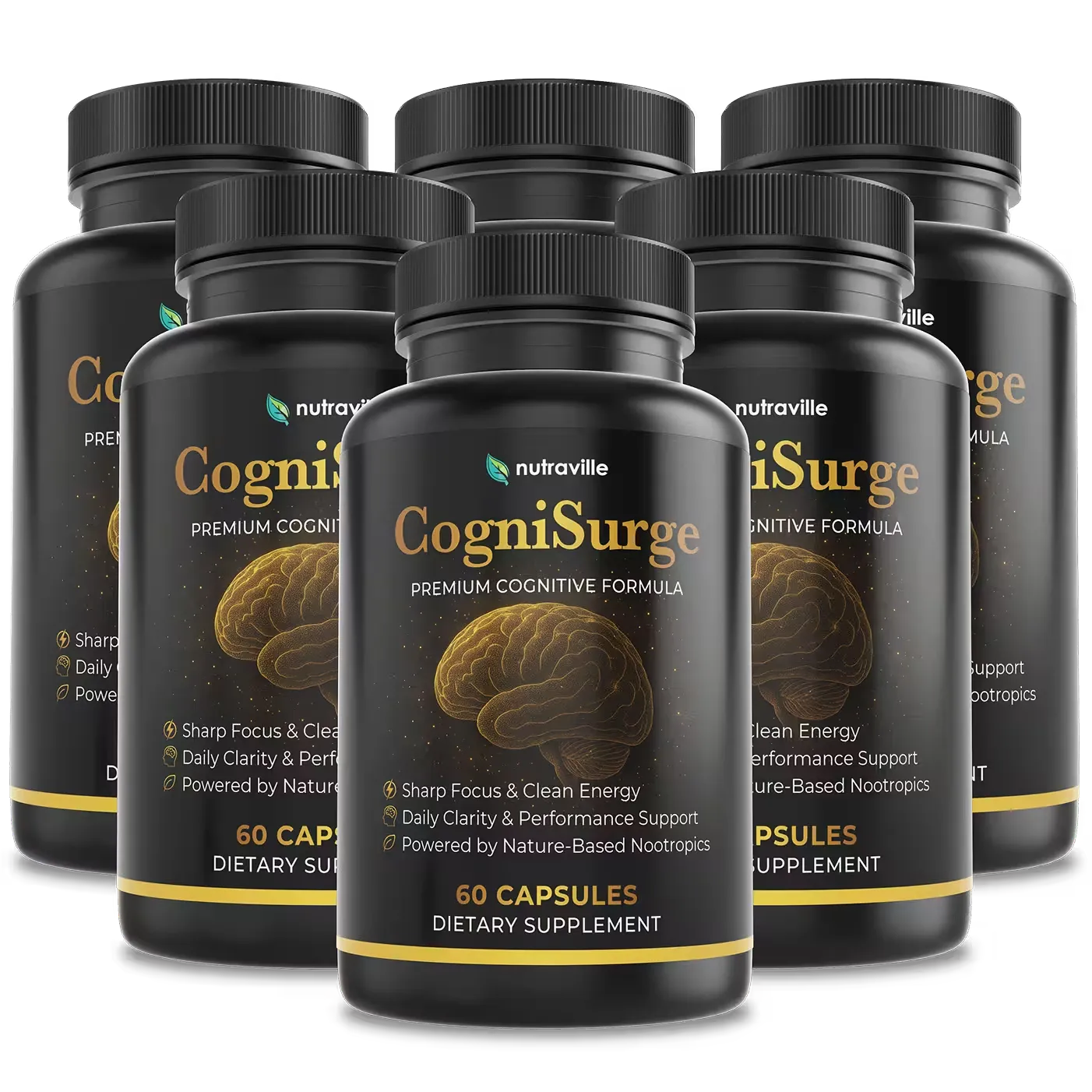 CogniSurge 6 bottles — best value pack
