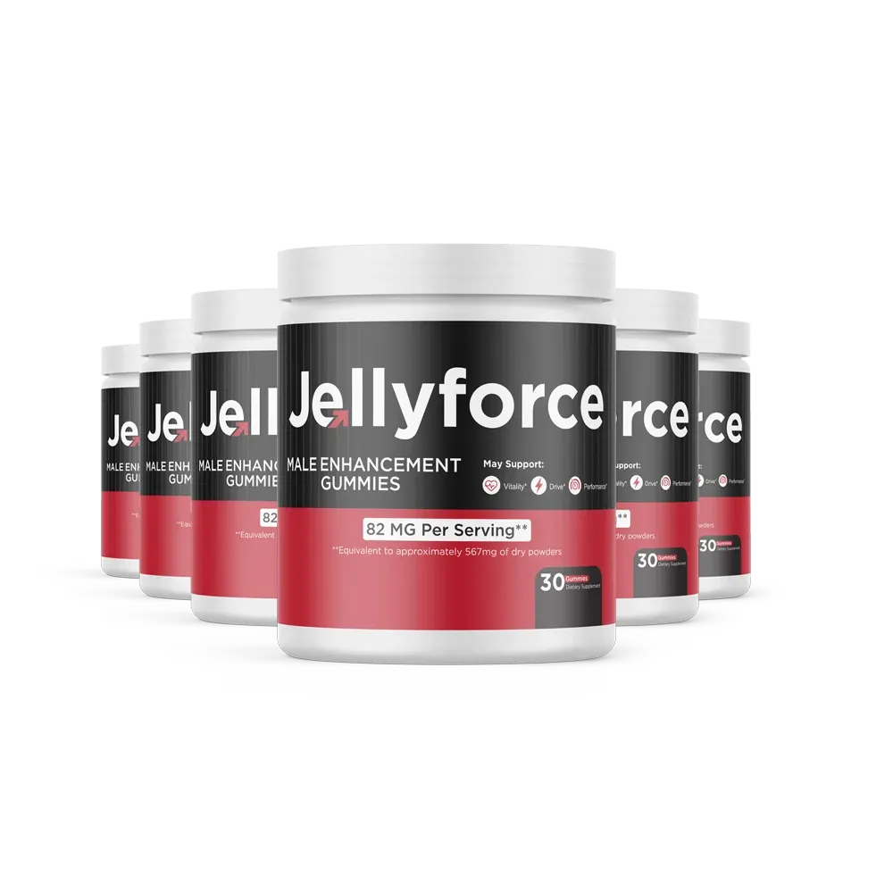 Jelly Force 6-bottle pack — official product image